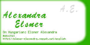 alexandra elsner business card